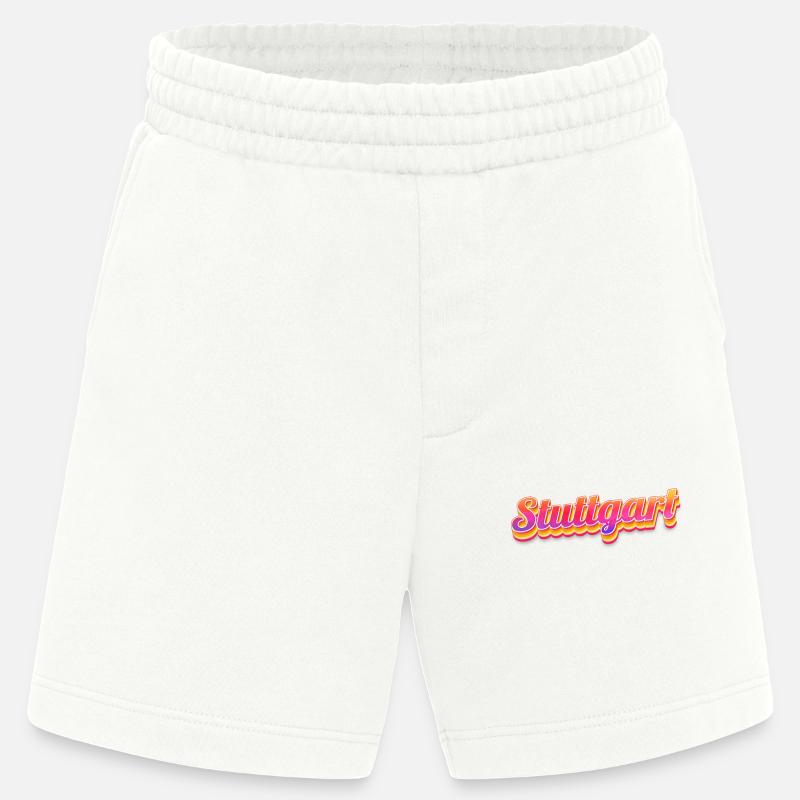 Stuttgartererin Stuttgarterer Stuttgarter - Heavyweight Shorts - made by SPREAD - OFF WHITE