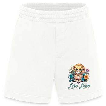 Lese Löwe - Heavyweight Shorts - made by SPREAD  - OFF WHITE - Vorne