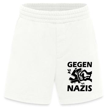 Gegen nazis faust Punch hakenkreuz - Heavyweight Shorts - made by SPREAD  - OFF WHITE - Vorne