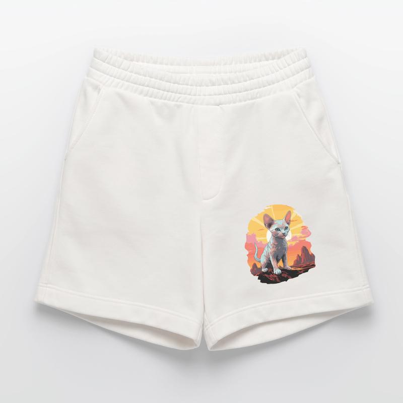 Devon Rex Kätzchen Devon Rex Katze Heavyweight Shorts - made by SPREAD 
