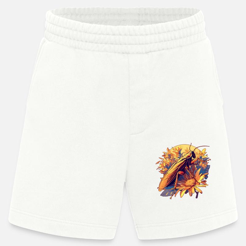 cafards cafards cafards cafard - Short bio épais fabriqué en UE - OFF WHITE