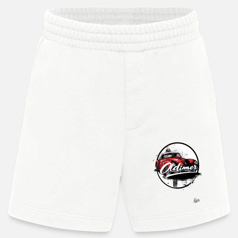 Dieses Auto ist ein Oldtimer - Heavyweight Shorts - made by SPREAD  - OFF WHITE