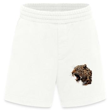 Leoparden Leopard - Heavyweight Shorts - made by SPREAD  - OFF WHITE - Vorne