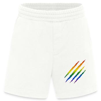 Regenbogen LGBT - Heavyweight Shorts - made by SPREAD  - OFF WHITE - Vorne