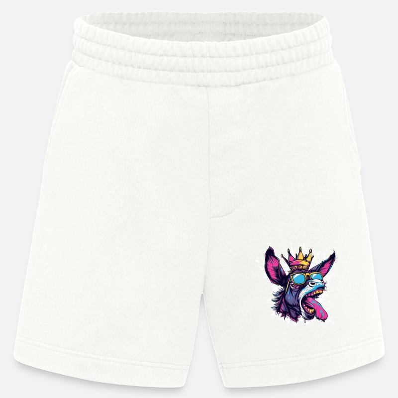Esel Comic - Heavyweight Shorts - made by SPREAD  - OFF WHITE