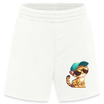Leoparden Leopard - Heavyweight Shorts - made by SPREAD  - OFF WHITE - Vorne