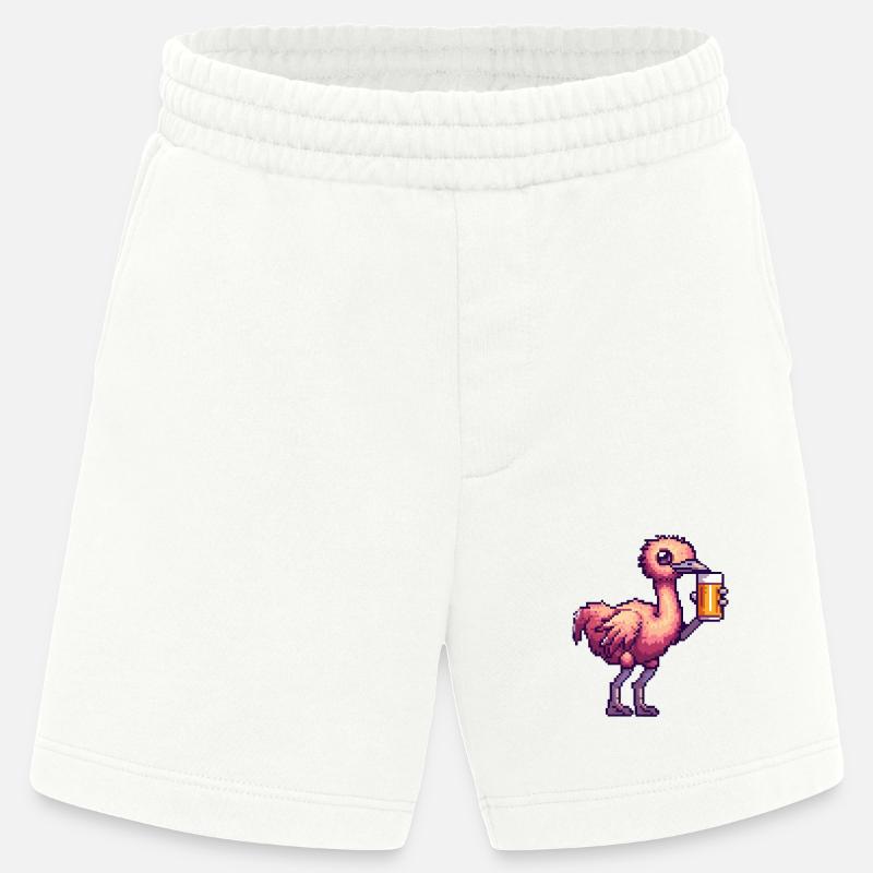 Strauß Bier Pixel - Heavyweight Shorts - made by SPREAD  - OFF WHITE