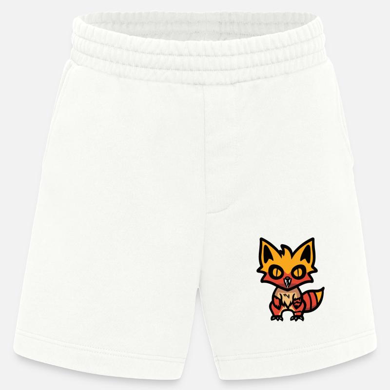 Fox Halloween Comic - Heavyweight Shorts - made by SPREAD  - OFF WHITE