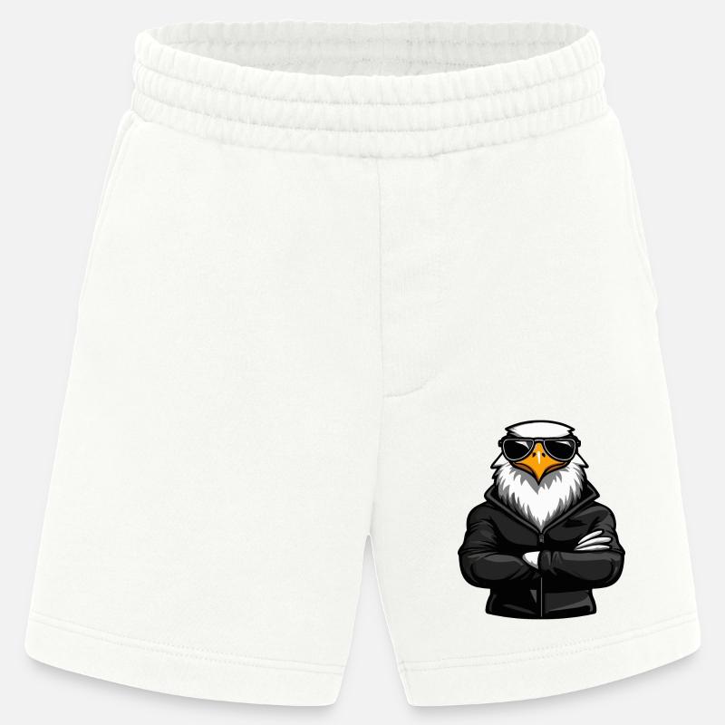 Adler Eagle Comic - Heavyweight Shorts - made by SPREAD - OFF WHITE