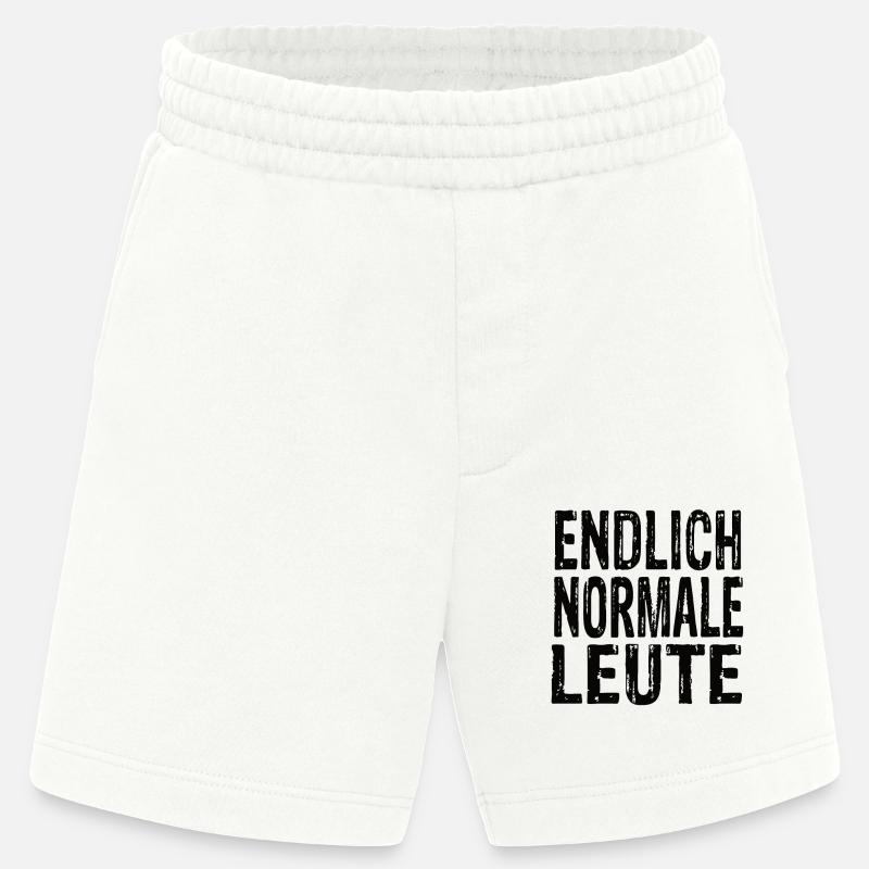 Endlich Normale Leute - Heavyweight Shorts - made by SPREAD - OFF WHITE