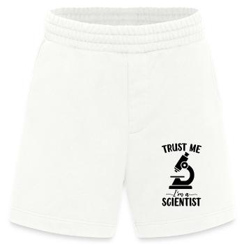 Glaub mir, ich bin ein Wissenschaftler Lustiges medizinisches Labor - Heavyweight Shorts - made by SPREAD  - OFF WHITE - Vorne