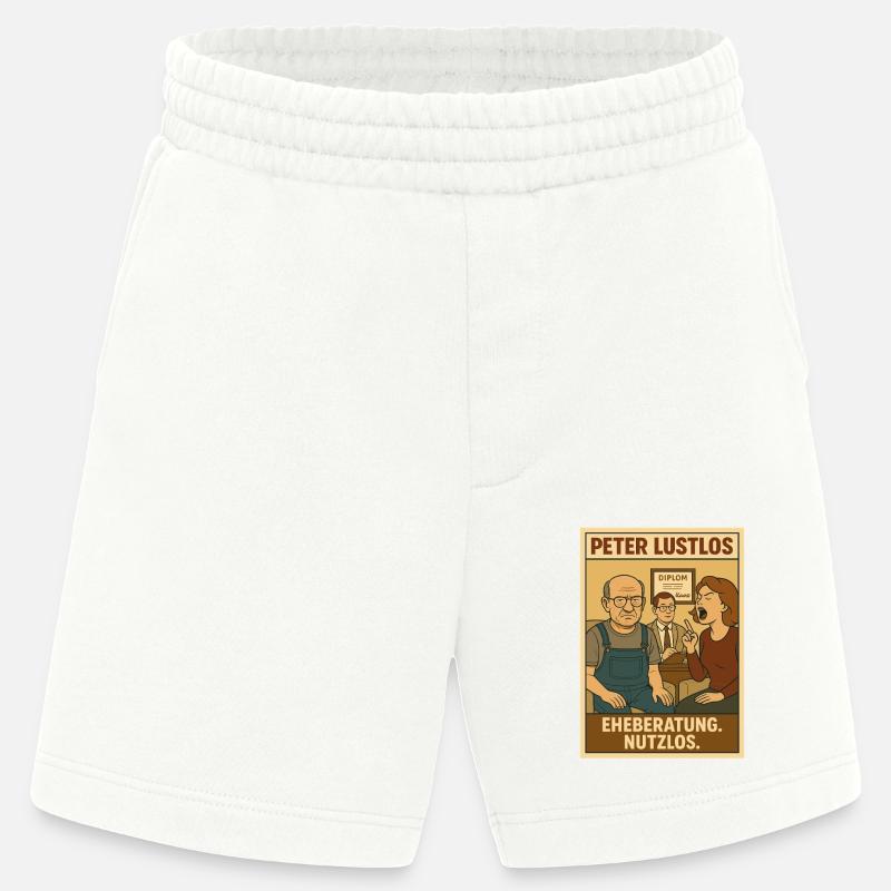 Ehepaar bei Eheberatung - Heavyweight Shorts - made by SPREAD  - OFF WHITE