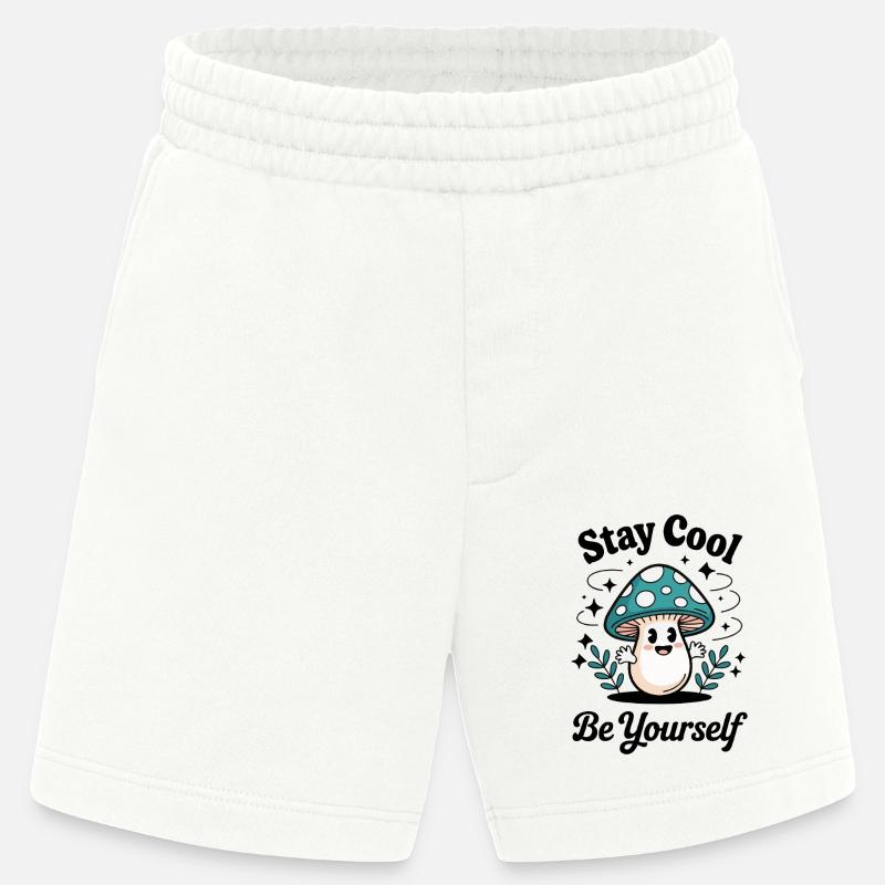 SEI DU SELBST - Heavyweight Shorts - made by SPREAD  - OFF WHITE