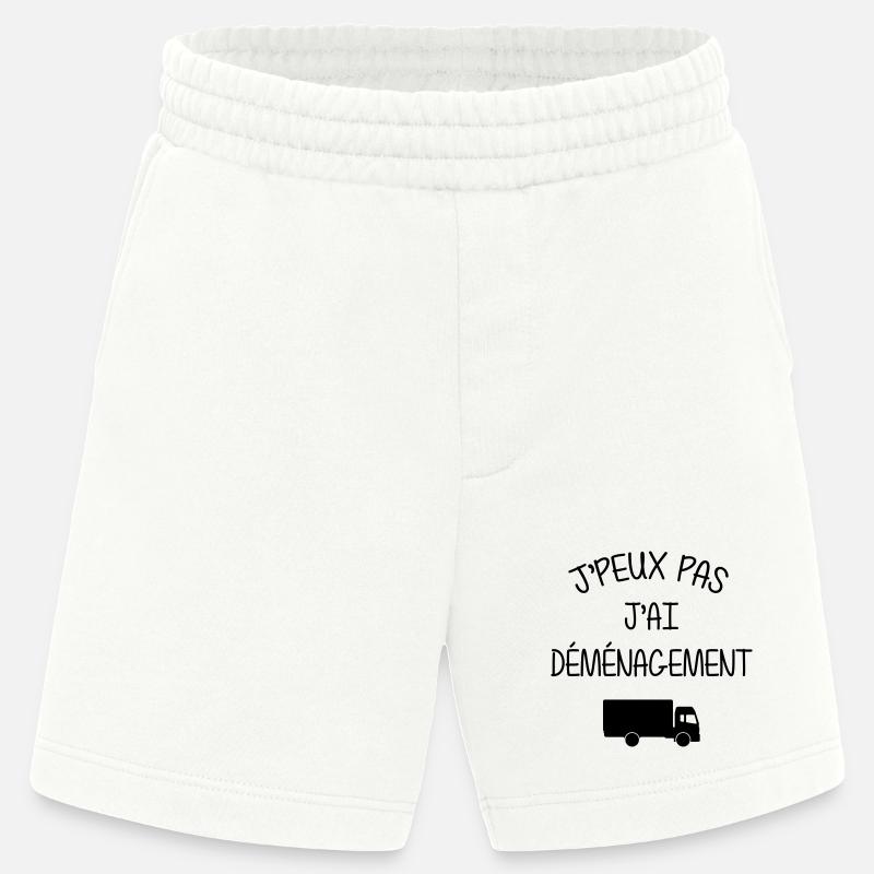 frachtführer / möbelpacker / mover / bewegen - Heavyweight Shorts - made by SPREAD  - OFF WHITE