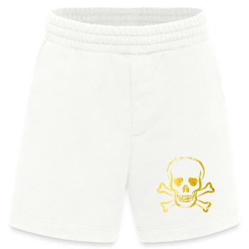 Totenkopf - Skull - Skull & Bones - Heavyweight Shorts - made by SPREAD  - OFF WHITE - Vorne