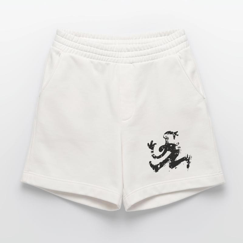 Minimal, Abstract, Shape, Motion, Drawing, Dynamic Heavyweight Shorts - made by SPREAD 
