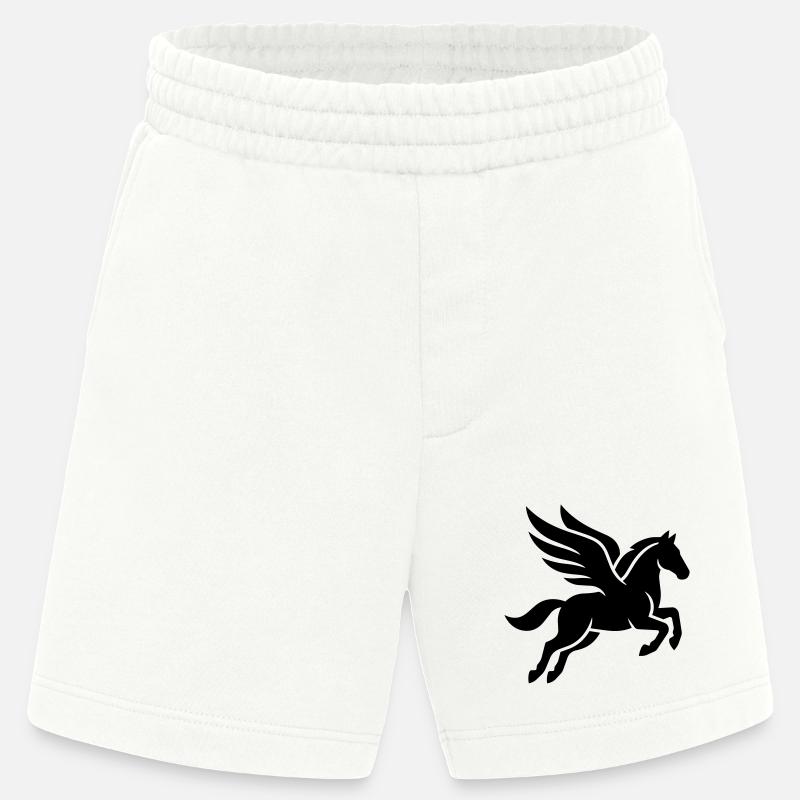 Pégase - Short bio épais fabriqué en UE - OFF WHITE