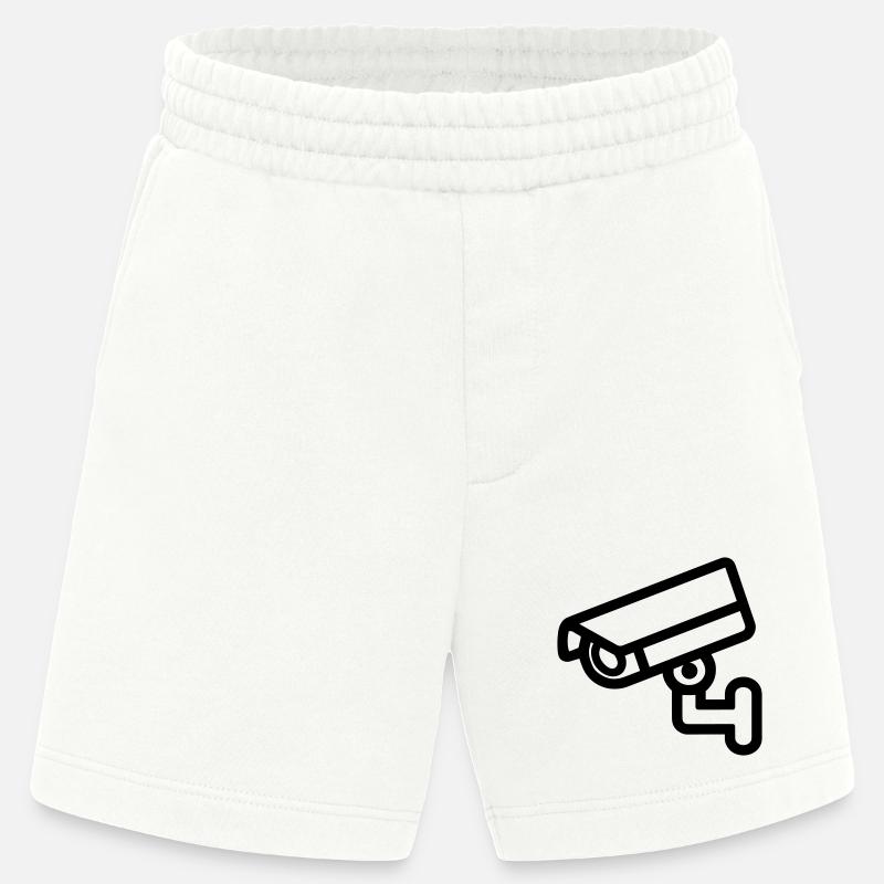 caméra - Short bio épais fabriqué en UE - OFF WHITE