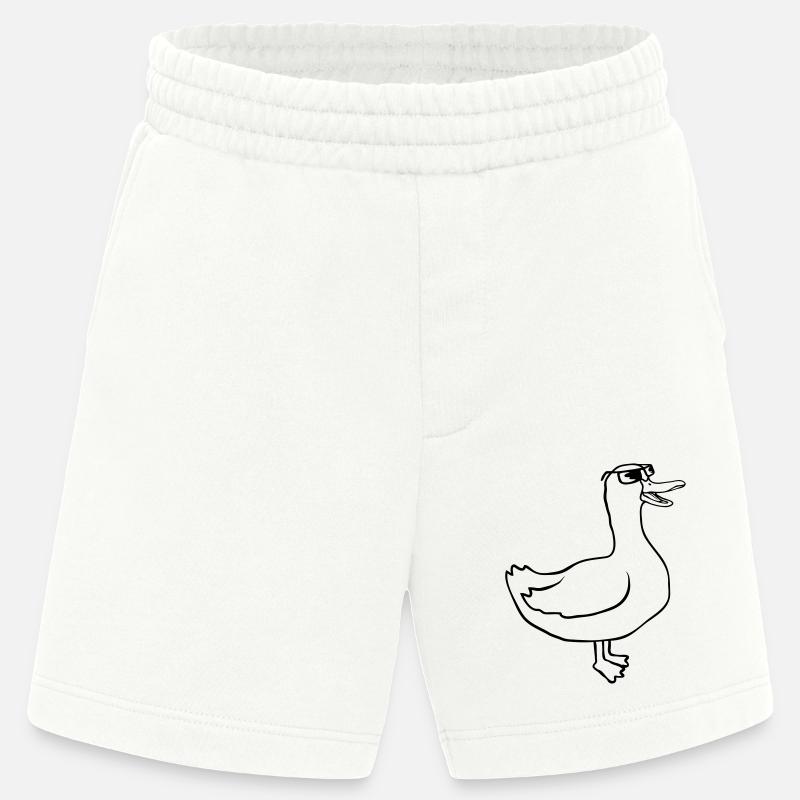 Sonnenbrille Comic Gans Cool - Heavyweight Shorts - made by SPREAD - OFF WHITE