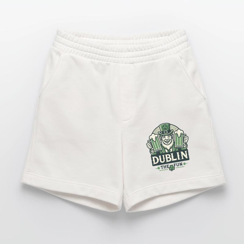 Dublin Fun Célébration de la Saint-Patrick Short bio épais fabriqué en UE