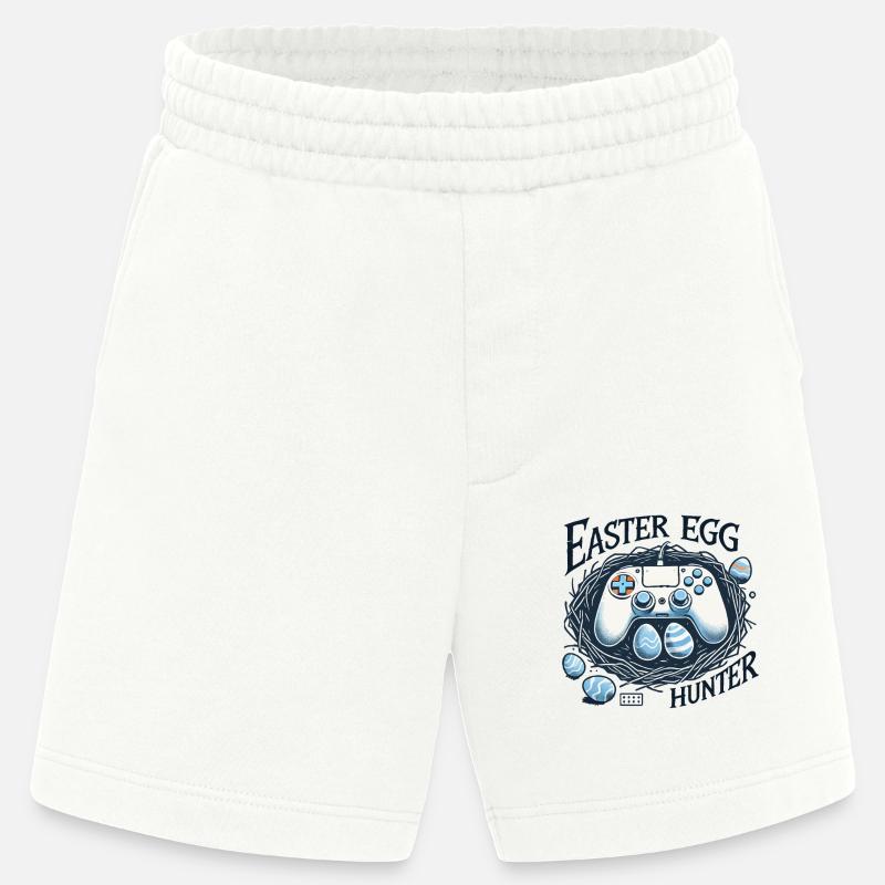 Gaming Osterei Jäger Controller Design - Heavyweight Shorts - made by SPREAD  - OFF WHITE