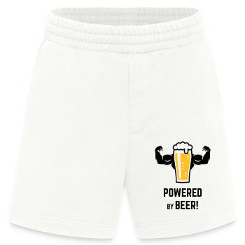 XLustig design for people with power! - Heavyweight Shorts - made by SPREAD  - OFF WHITE - Front