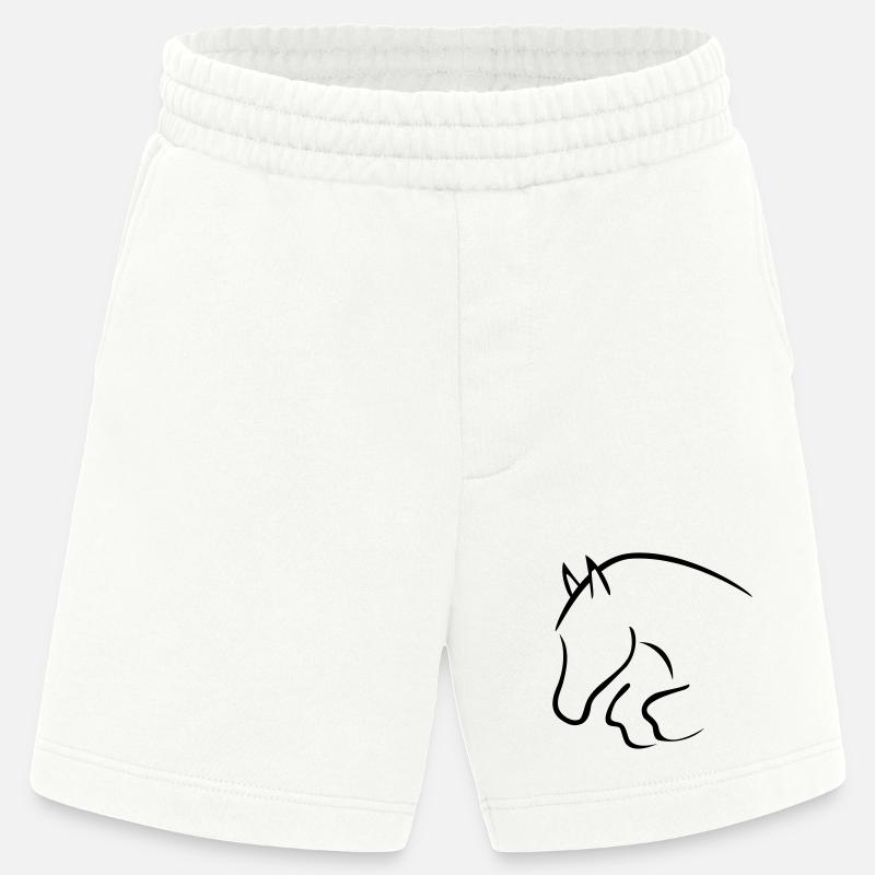 Springpferd - Heavyweight Shorts - made by SPREAD  - OFF WHITE