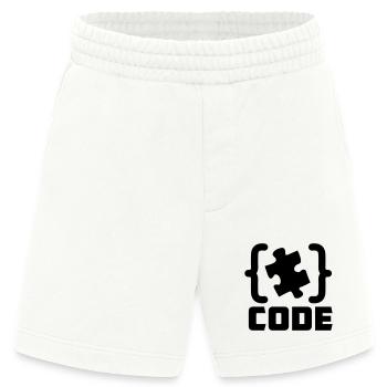 Programmierer Code-Puzzle-Lösung - Heavyweight Shorts - made by SPREAD  - OFF WHITE - Vorne