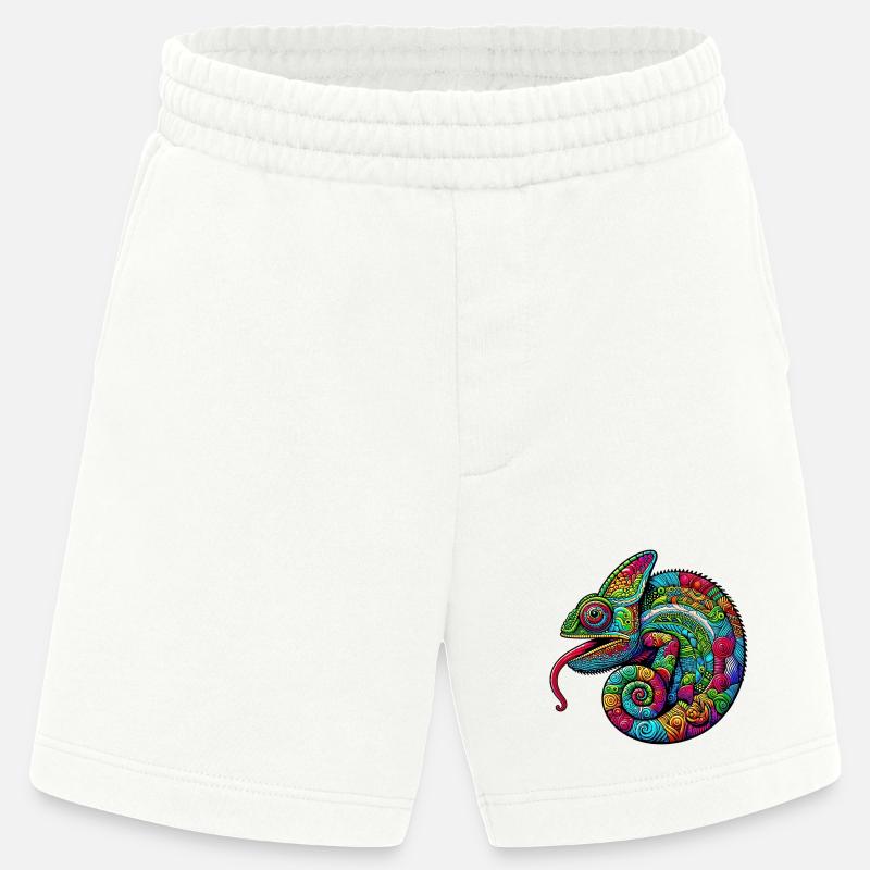 Caméléon - Short bio épais fabriqué en UE - OFF WHITE