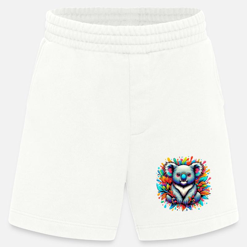 Koala - Heavyweight Shorts - made by SPREAD  - OFF WHITE
