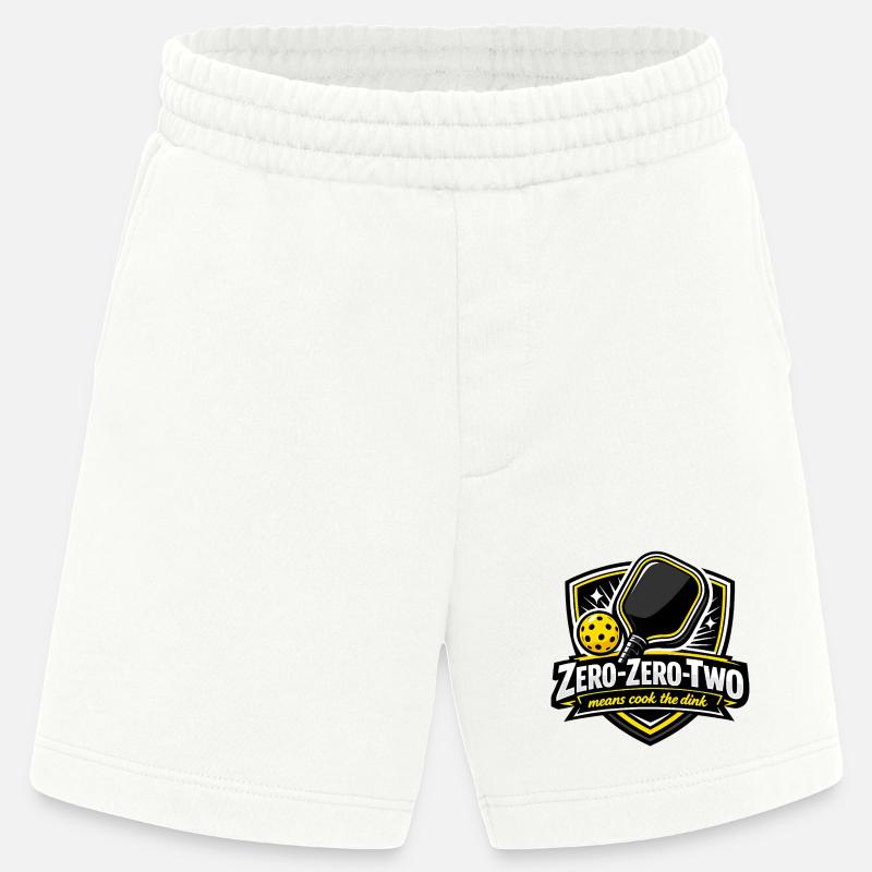 Zero-Zero-Two Pingpong Sieg Design - Heavyweight Shorts - made by SPREAD - OFF WHITE