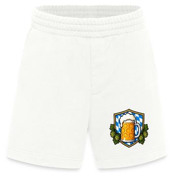 Bayerisches Bierkrug Emblem - Heavyweight Shorts - made by SPREAD  - OFF WHITE - Vorne