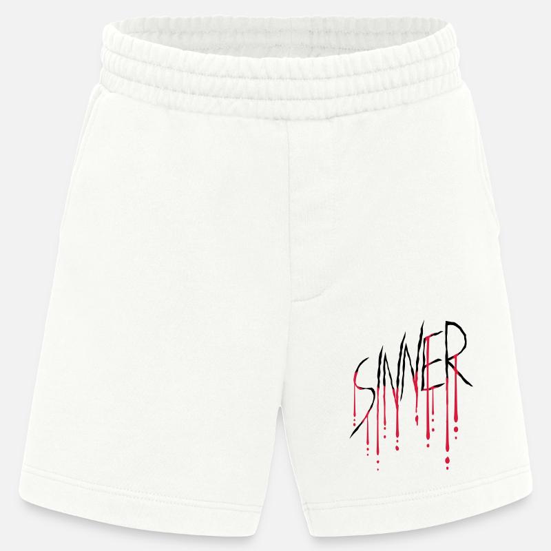 Sinner wound scratch - Heavyweight Shorts - made by SPREAD  - OFF WHITE