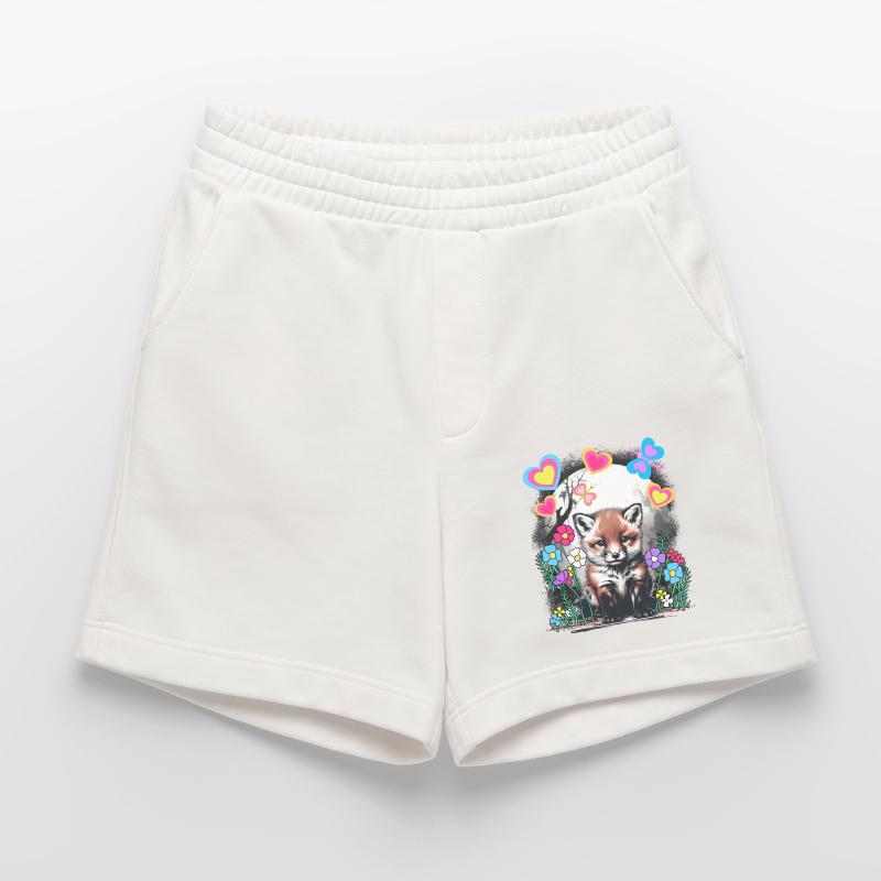 Spring Retro Fox Foxes Spring Beginning Heavyweight Shorts - made by SPREAD 