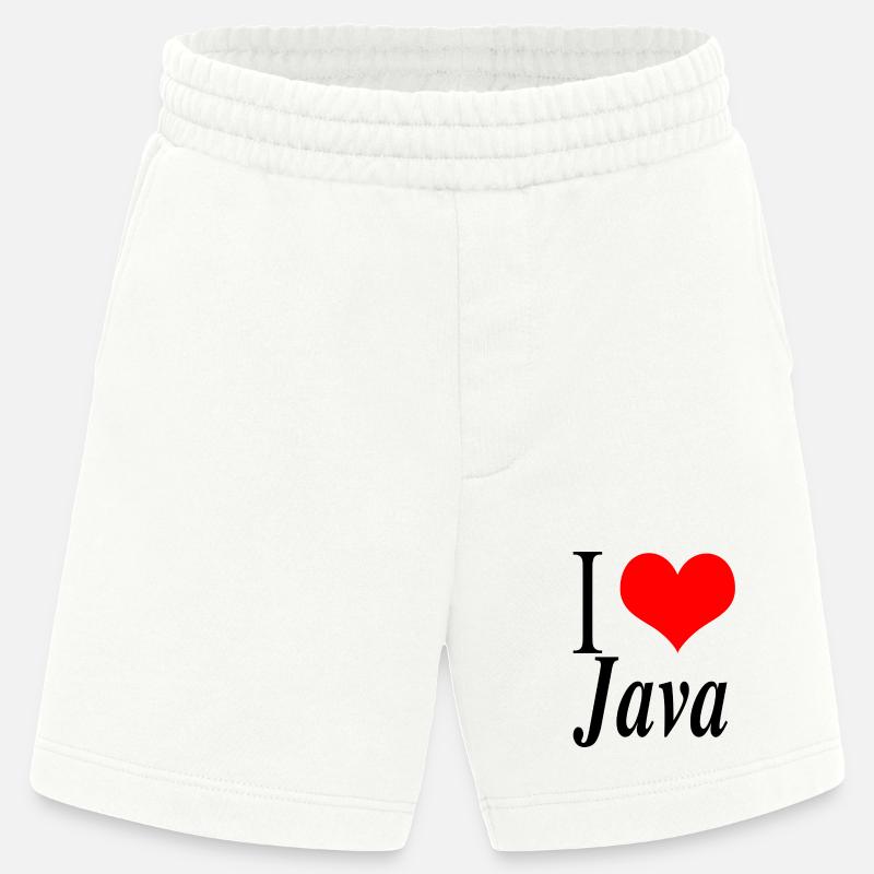 J'adore Java - Short bio épais fabriqué en UE - OFF WHITE