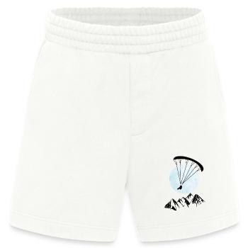 Paragliding über Berge - Heavyweight Shorts - made by SPREAD  - OFF WHITE - Vorne