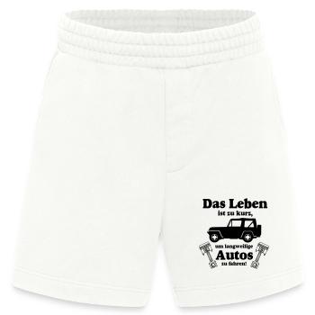 Offroad ,Geländewagen , 4x4 Offroad - Leben(25) - Heavyweight Shorts - made by SPREAD  - OFF WHITE - Vorne