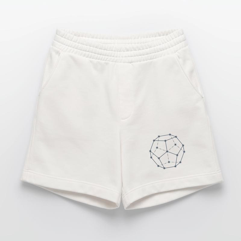 Geometric Constellation Pattern Heavyweight Shorts - made by SPREAD 