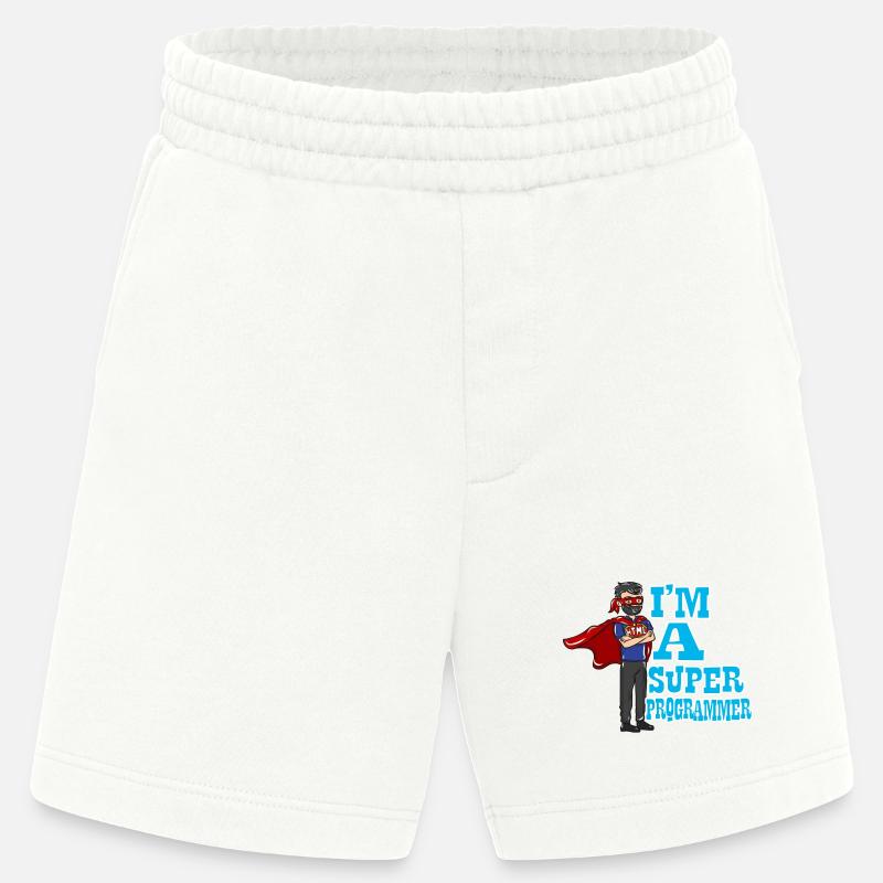Programmer computer science gift - Heavyweight Shorts - made by SPREAD  - OFF WHITE