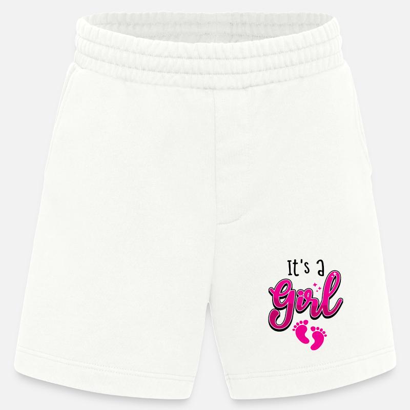 Bébé Bébé Grossesse Bébé Pieds bébé - Short bio épais fabriqué en UE - OFF WHITE