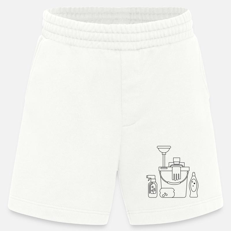 Putzeimer - Heavyweight Shorts - made by SPREAD  - OFF WHITE