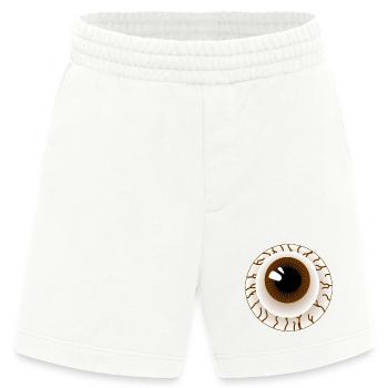 Brauner Augapfel - Heavyweight Shorts - made by SPREAD  - OFF WHITE - Vorne