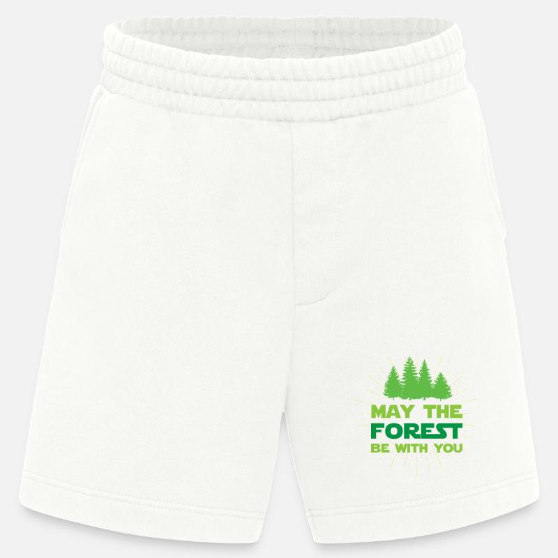 Möge der Wald mit dir sein - Heavyweight Shorts - made by SPREAD  - OFF WHITE