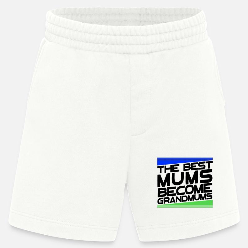 Cool Oma Statement Großmutter Glückwunsch - Heavyweight Shorts - made by SPREAD  - OFF WHITE