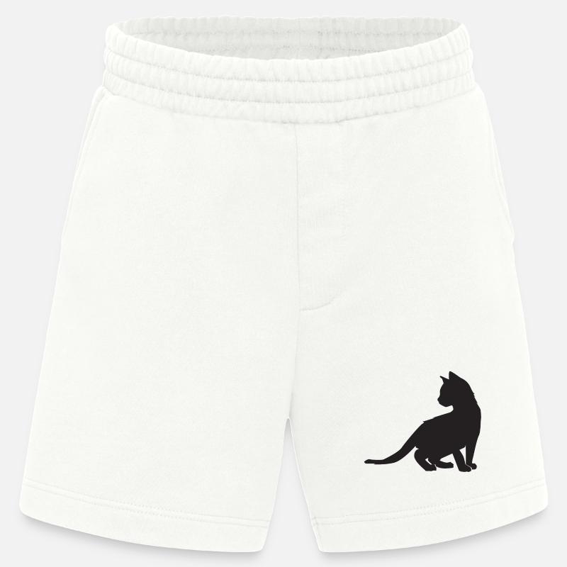 Conception de chaton - Short bio épais fabriqué en UE - OFF WHITE