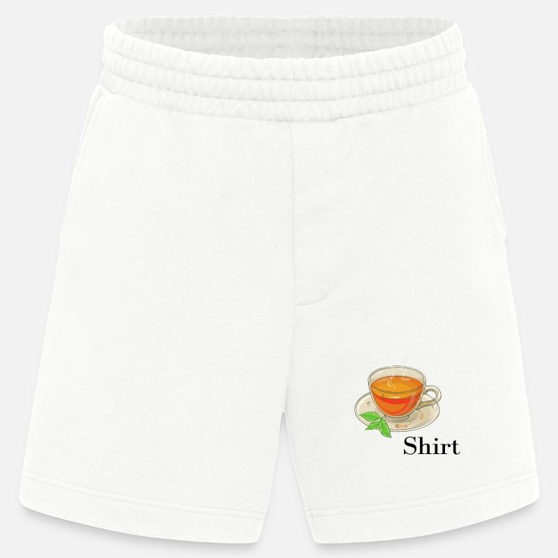 Tee-Hemd - Heavyweight Shorts - made by SPREAD  - OFF WHITE