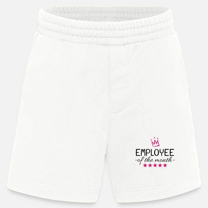 Cadeau de l’employé du mois - Short bio épais fabriqué en UE - OFF WHITE