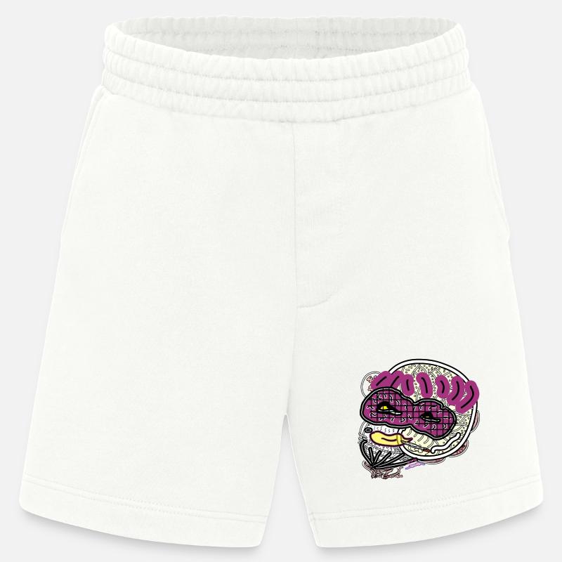 Comic-Mann - Heavyweight Shorts - made by SPREAD - OFF WHITE