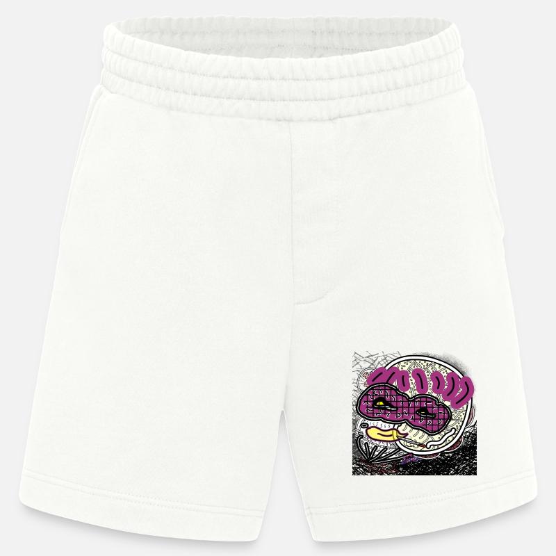 Comic-Mann - Heavyweight Shorts - made by SPREAD - OFF WHITE
