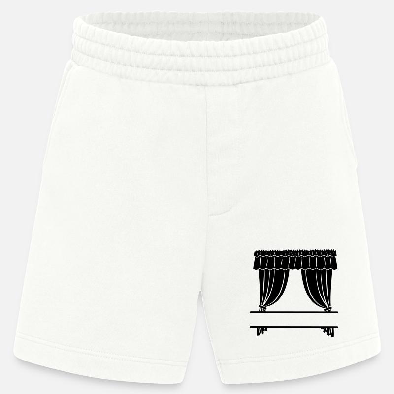 Gardinengeschäft oder Theater - Heavyweight Shorts - made by SPREAD  - OFF WHITE